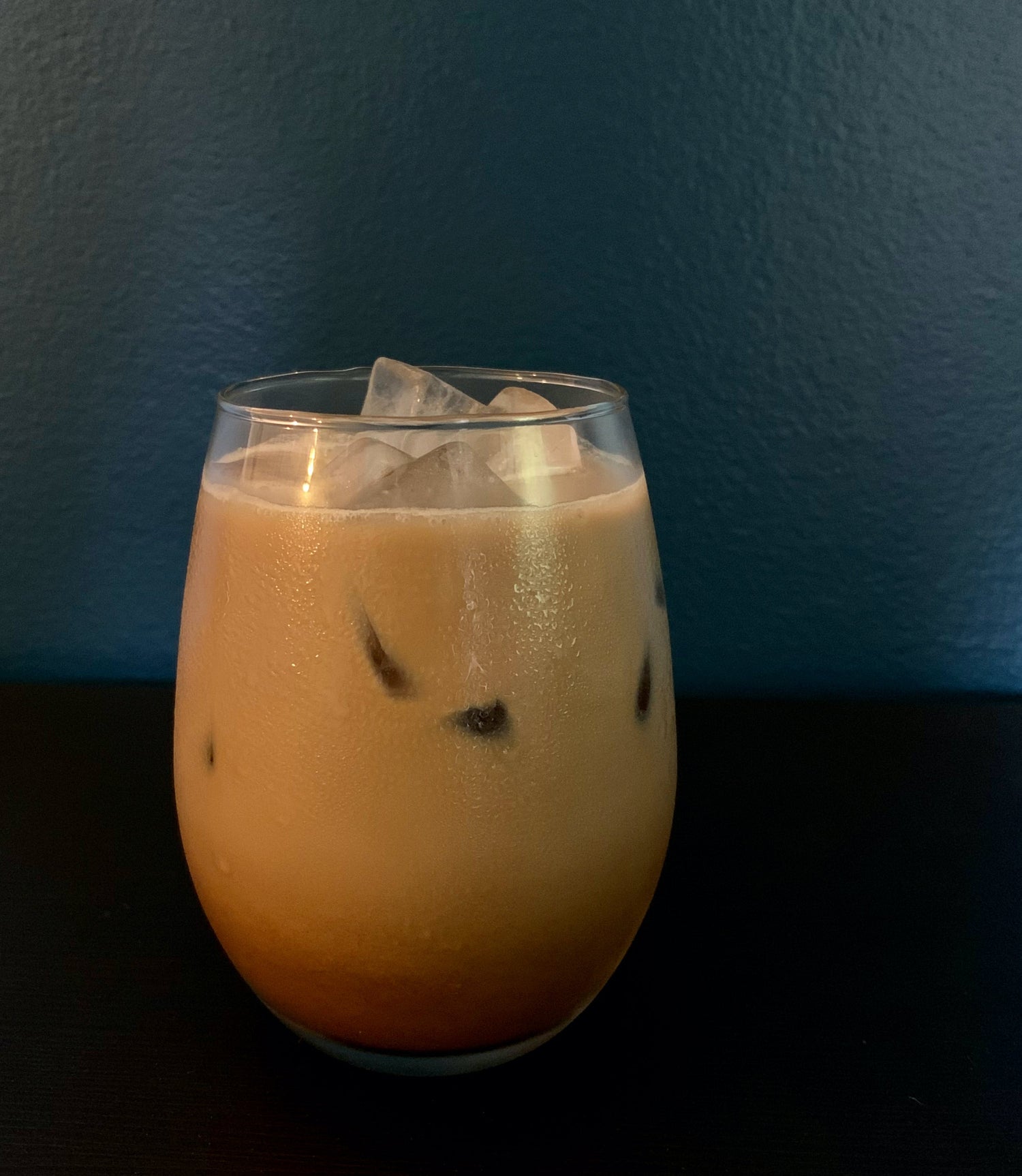 Ayr Matcha Black Latte Recipe by Wild Orchard, image of Ayr Matcha Black Latte in a glass