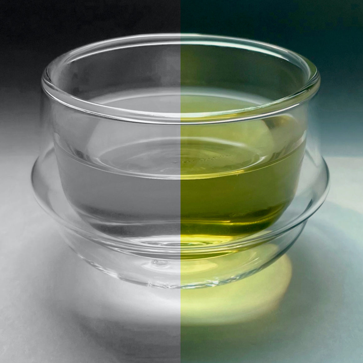 Green Tea on the Mind Blog, image of green tea in a glass cup