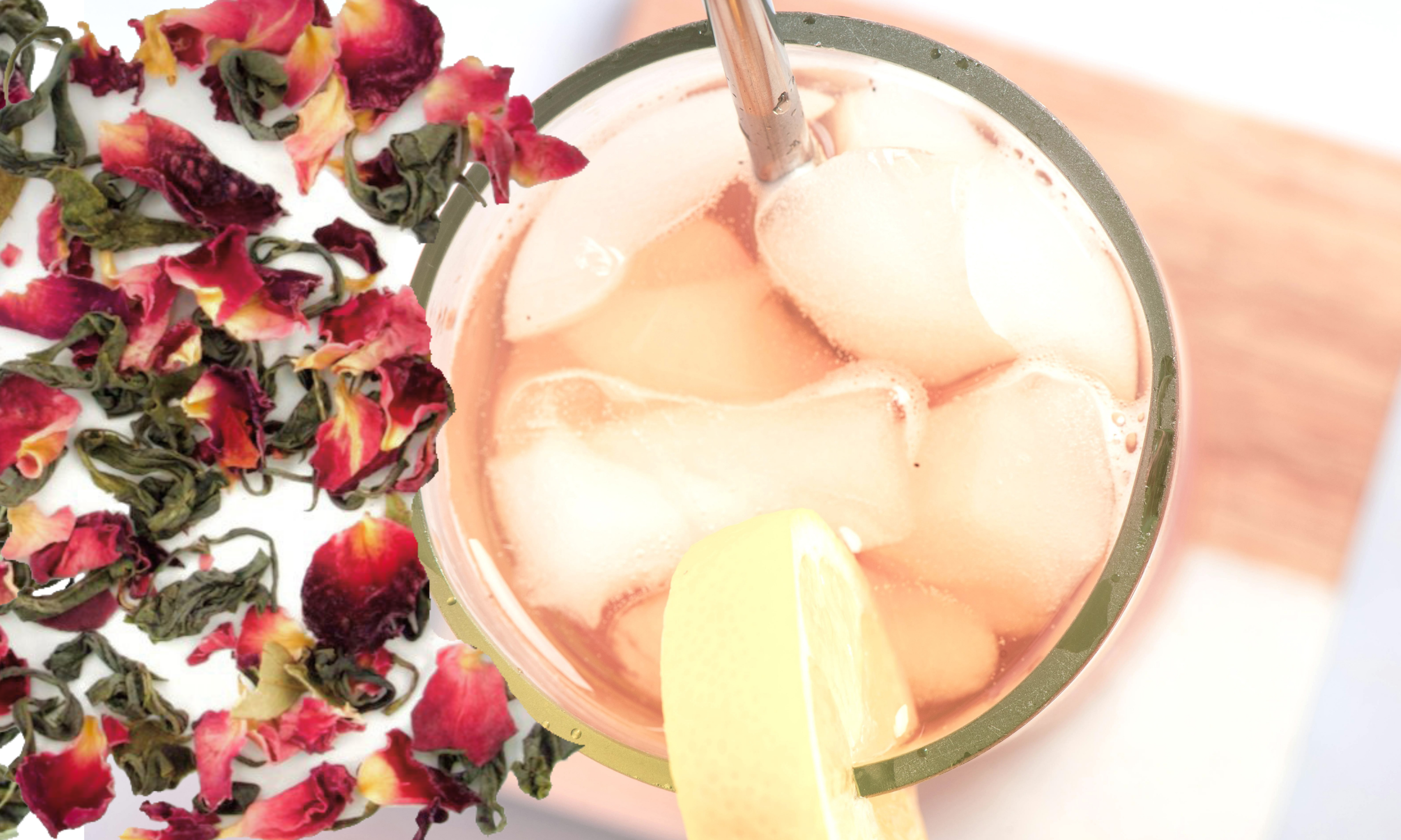Blog: Sip the Bloom: Iced Rose Green Tea Sparkler by Wild Orchard