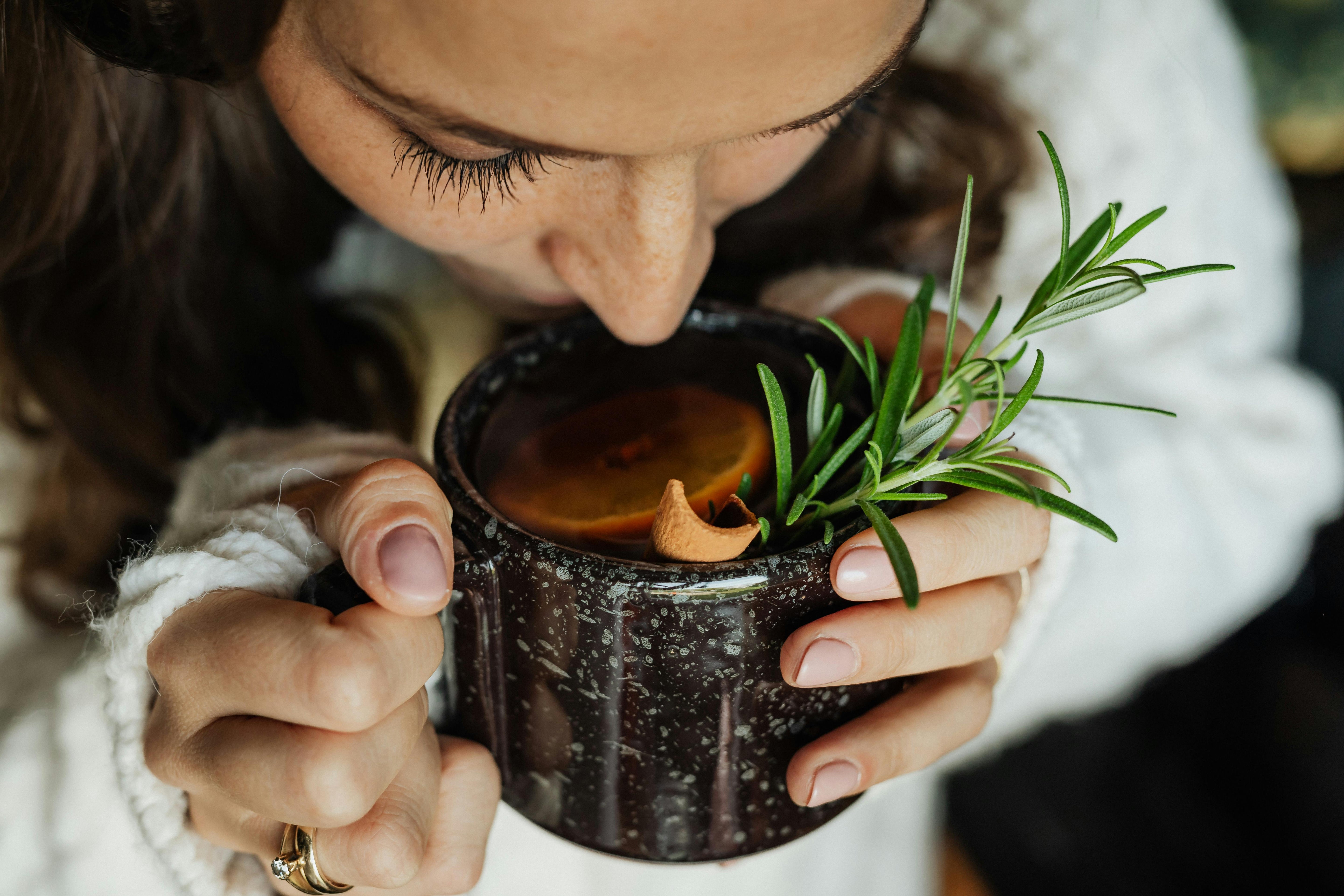 Blog: Awaken the Everyday: The Quiet Power of Green Tea, woman drinking tea