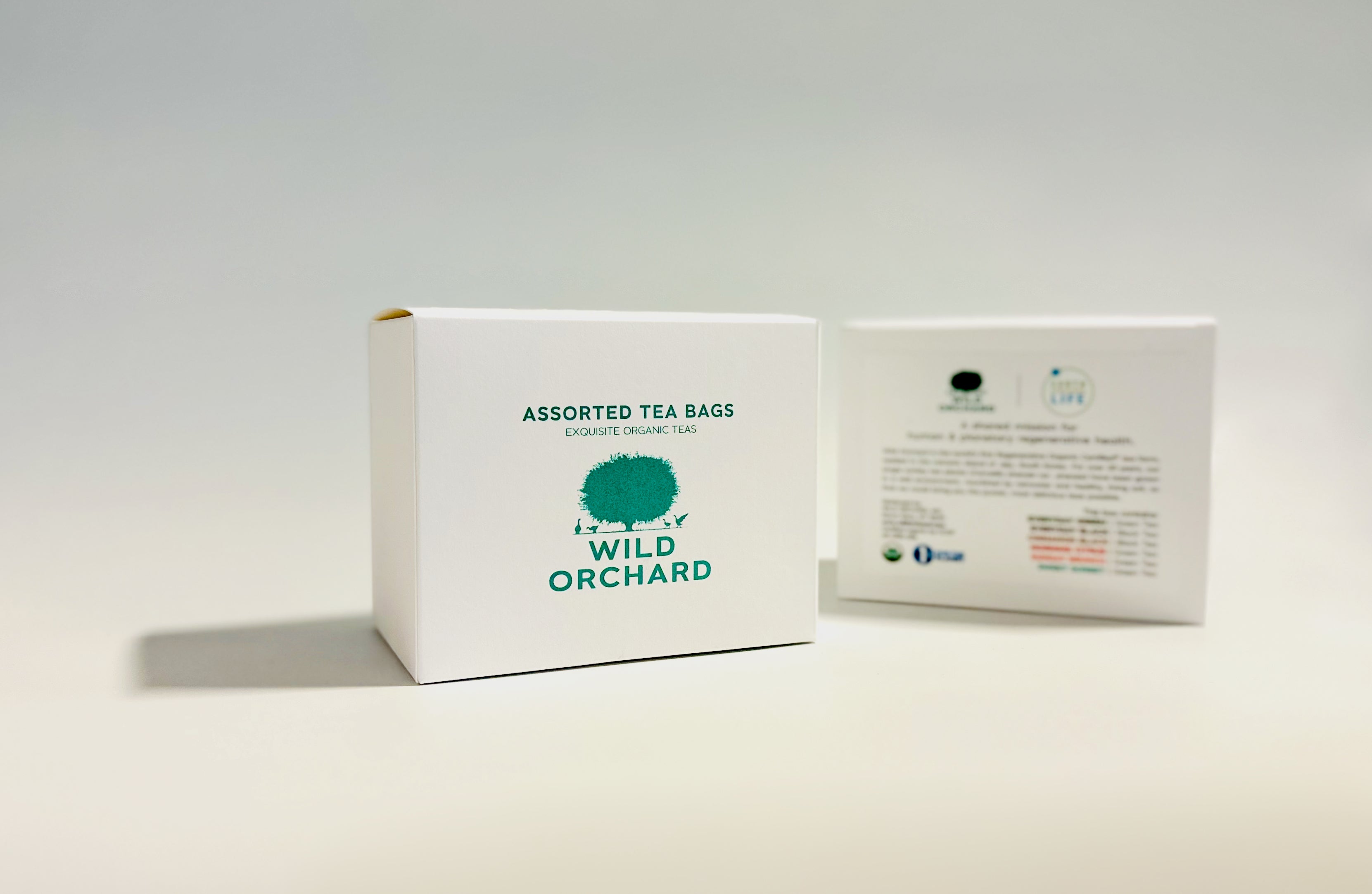 Assorted Organic Teas by Wild Orchard Award Winning Teas, image of box