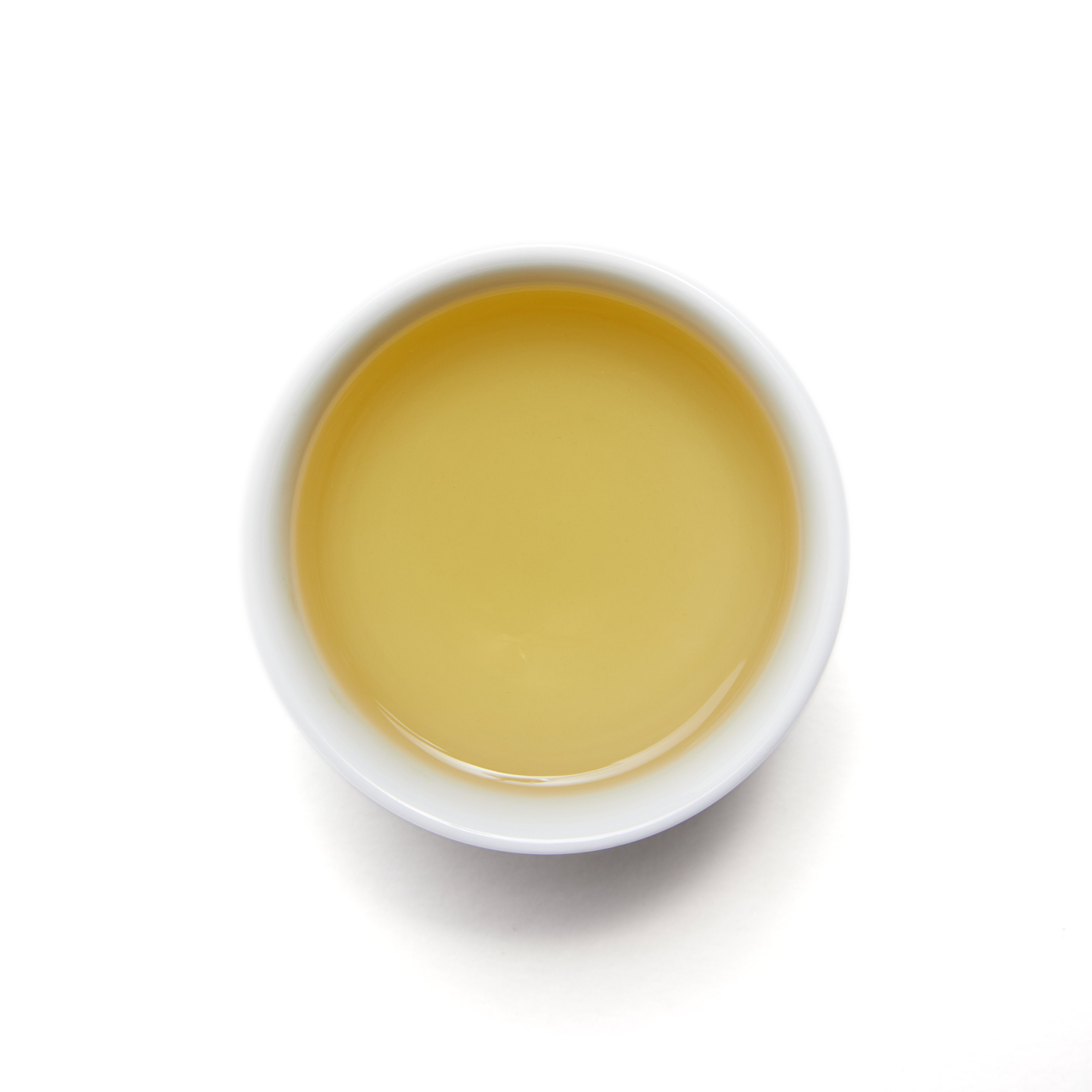 Sunday Brunch - Loose Leaf Green Tea by Wild Orchard Tea, image of brewed tea in a cup