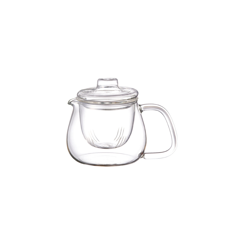 KINTO All Glass Teapot offered at Wild Orchard Tea, image of teapot