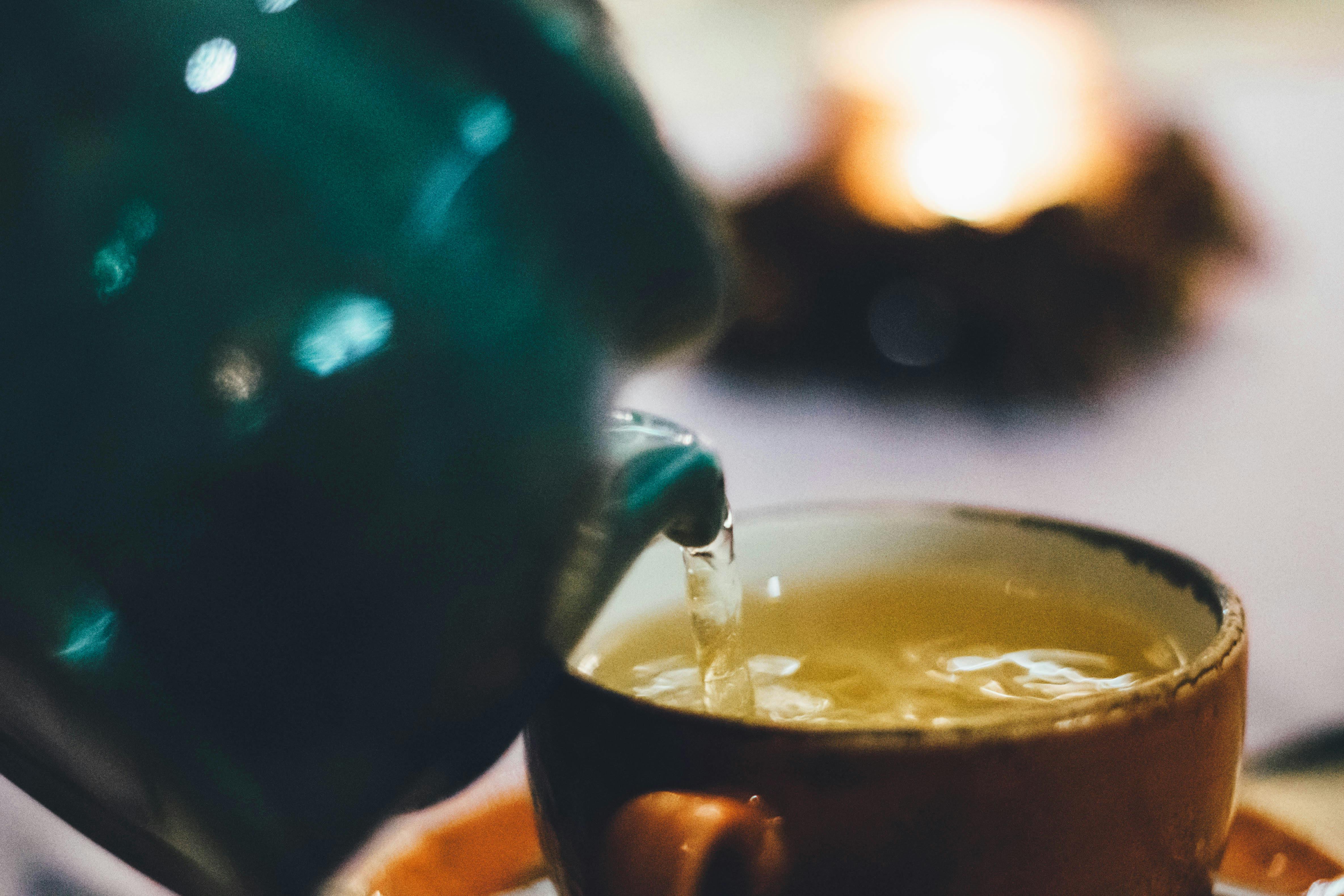 Blog: Minimalism in a Mug: Why Tea Is the Ultimate Simple Luxury, image of tea poured in cup