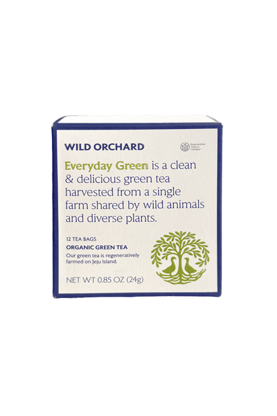Everyday Organic Green Tea Bags by Wild Orchard Tea