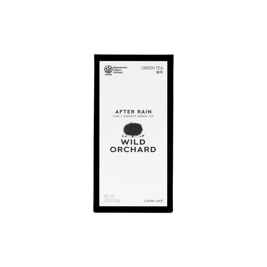 After Rain Green Tea - Loose Leaf by Wild Orchard Tea, image of recyclable box