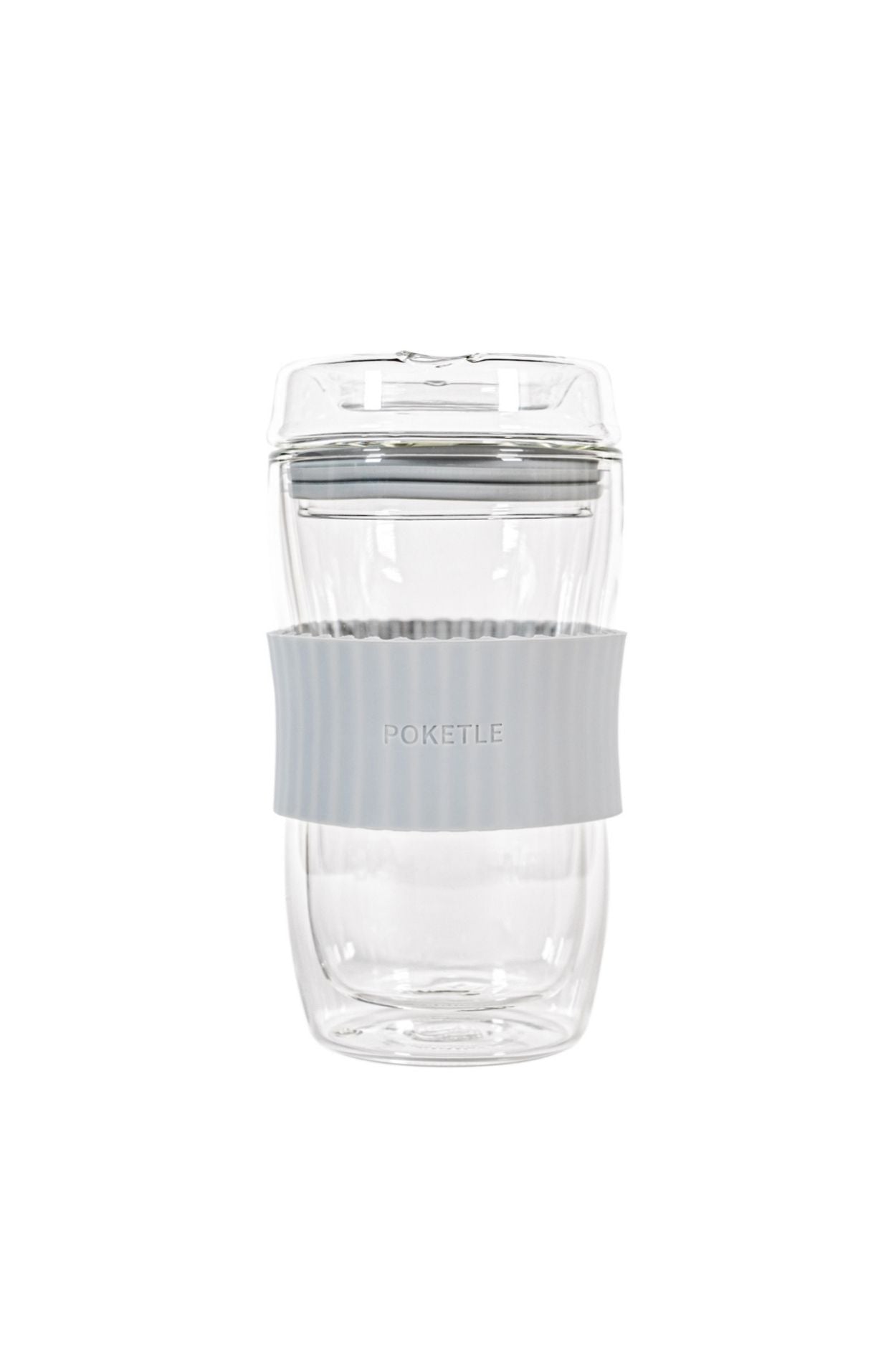 POKETLE All Glass Travel Mug