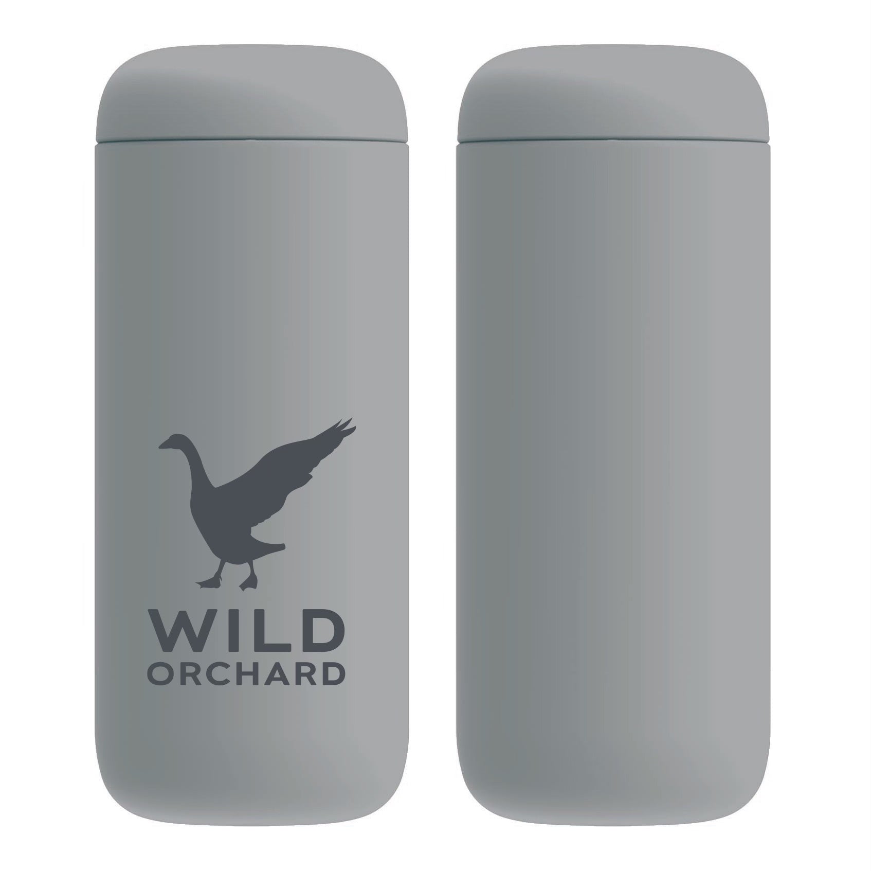 FELLOW Ceramic Coated Thermos in white with Goose design for Wild Orchard Teas