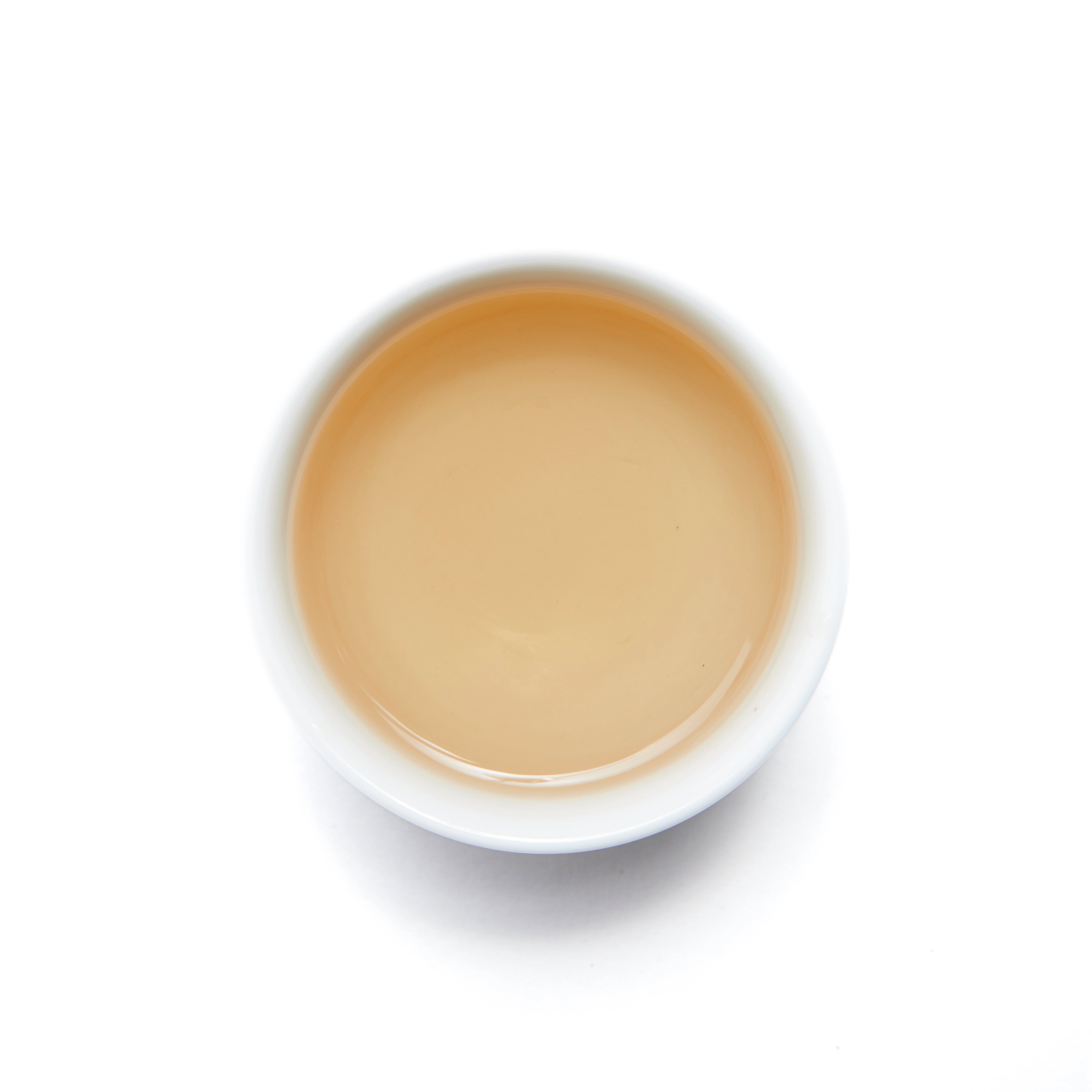 Rose Green Tea - Loose Leaf by Wild Orchard Tea, image of brewed tea in a cup