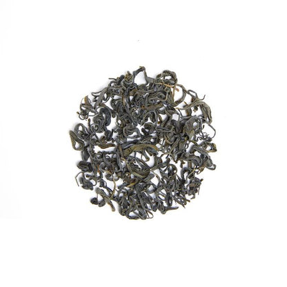 Spring Green Tea - Loose Leaf by Wild Orchard Tea, image of tea leaves